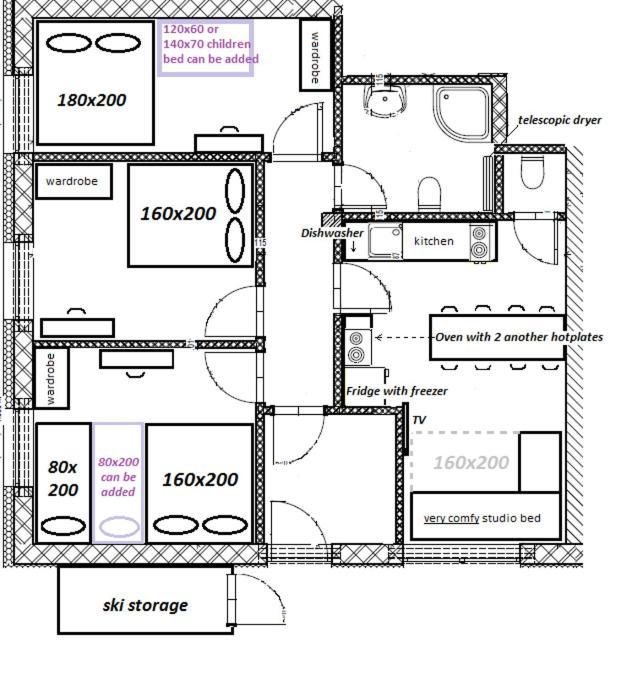 Apartmány Ski Lift Rokytnice nad Jizerou Quarto foto